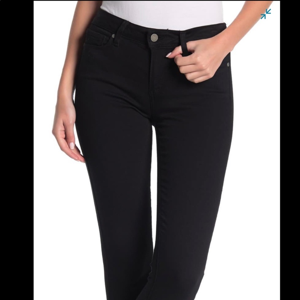 Paige denim black ultra skinny jeans